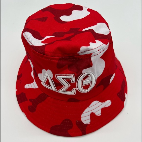 Delta Sigma Theta Camouflage Bucket Hat - Picture 2 of 7